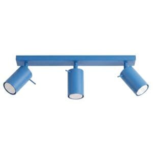 Ring 3-Light Ceiling Bar - Azure 3 Light Spotlights Great Lighting UK Ltd