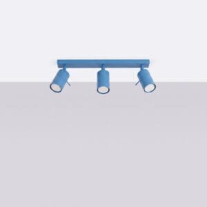 Ring 3-Light Ceiling Bar - Azure 3 Light Spotlights Great Lighting UK Ltd