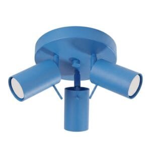 Ring 3-Light Ceiling Cluster - Azure 3 Light Spotlights Great Lighting UK Ltd