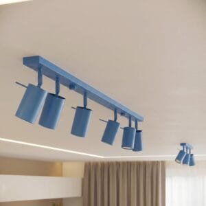 Ring 3-Light Ceiling Cluster - Azure 3 Light Spotlights Great Lighting UK Ltd