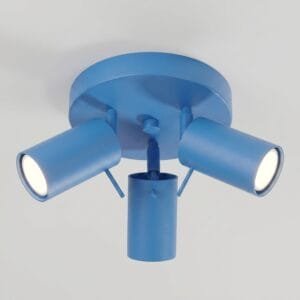 Ring 3-Light Ceiling Cluster - Azure 3 Light Spotlights Great Lighting UK Ltd