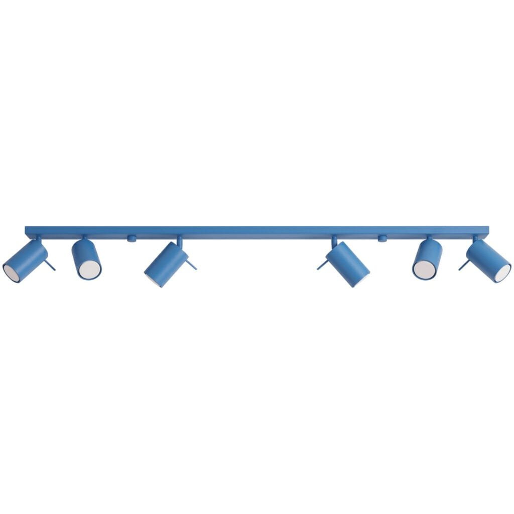 Ring 6-Light Ceiling Bar - Azure 6 Light Spotlights Great Lighting UK Ltd