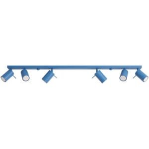 Ring 6-Light Ceiling Bar - Azure 6 Light Spotlights Great Lighting UK Ltd