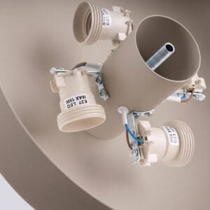 OMIQ Taupe Ceiling Light Coloured Ceiling Lights Great Lighting UK Ltd