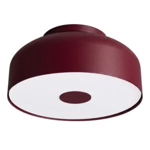 OMIQ Burgundy Ceiling Light Bedroom Ceiling Lights Great Lighting UK Ltd