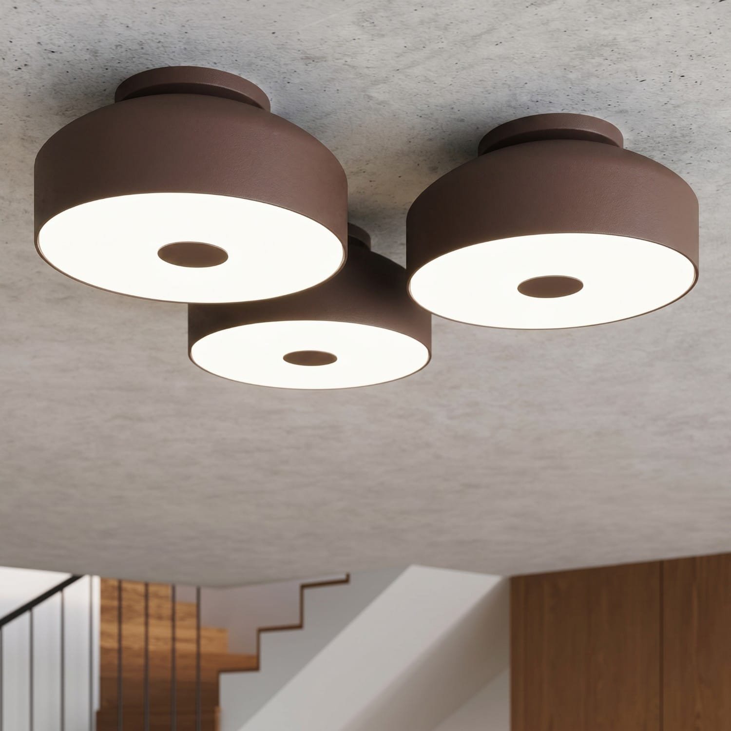 OMIQ Brown Ceiling Light Uncategorized Great Lighting UK Ltd