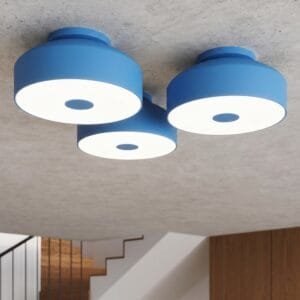 OMIQ Azure Ceiling Light Coloured Ceiling Lights Great Lighting UK Ltd