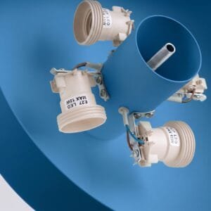 OMIQ Azure Ceiling Light Coloured Ceiling Lights Great Lighting UK Ltd