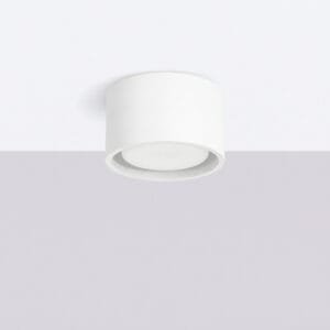 MODO 1 White Ceiling Light Single Kitchen Spotlights Great Lighting UK Ltd