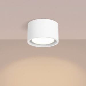 MODO 1 White Ceiling Light Single Kitchen Spotlights Great Lighting UK Ltd
