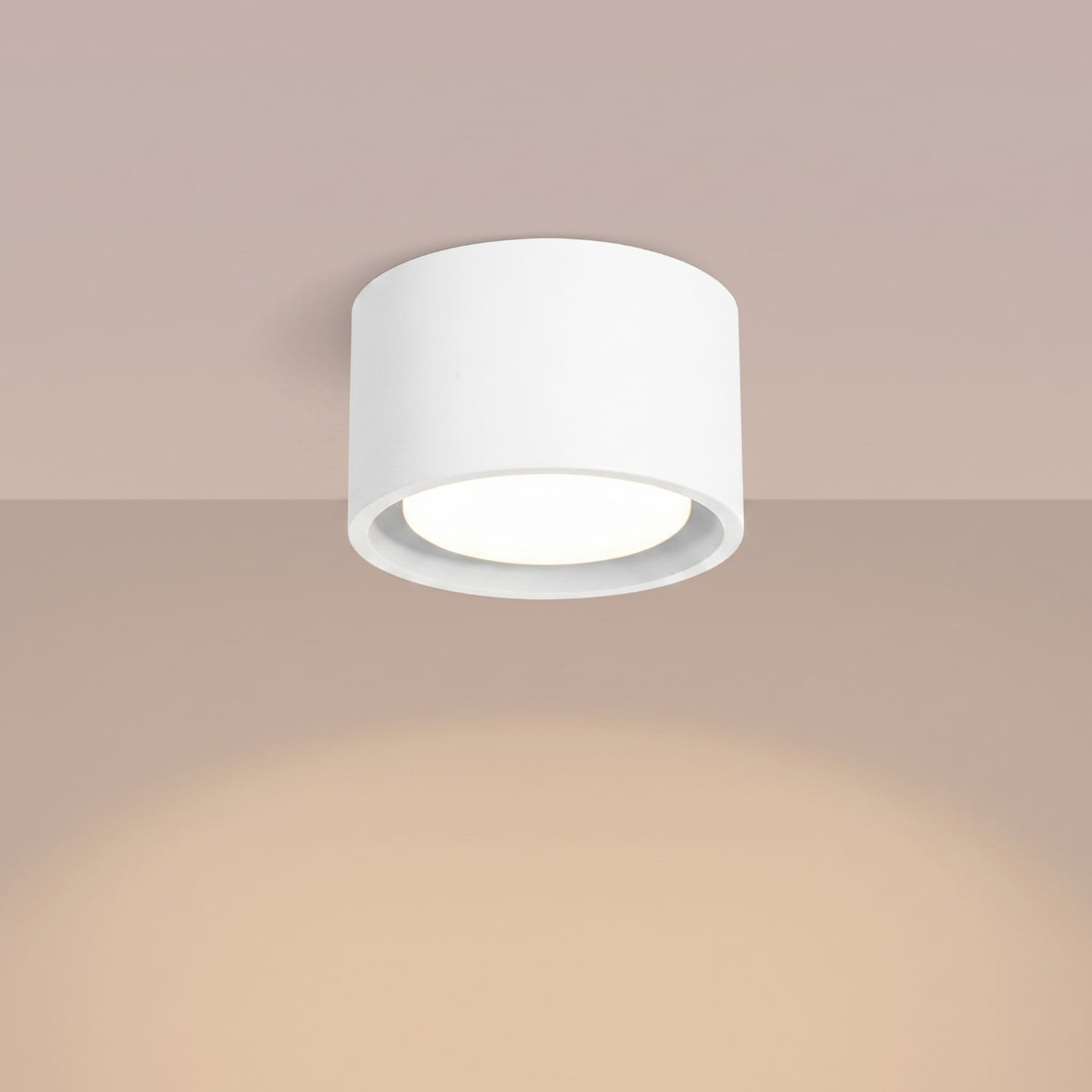 MODO 1 White Ceiling Light Single Kitchen Spotlights Great Lighting UK Ltd