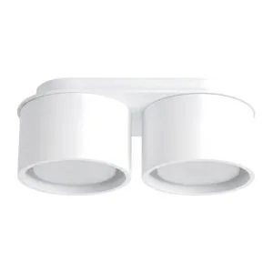 MODO 2 White Ceiling Light 2 Light Spotlight Great Lighting UK Ltd
