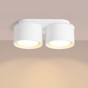MODO 2 White Ceiling Light Uncategorized Great Lighting UK Ltd