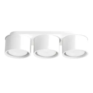 MODO 3 White Ceiling Light 3 Light Spotlights Great Lighting UK Ltd
