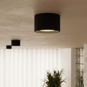 MODO 1 Black Ceiling Light Uncategorized Great Lighting UK Ltd