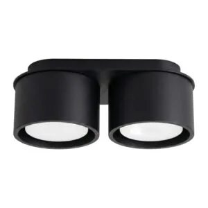 MODO 2 Black Ceiling Light 2 Light Spotlight Great Lighting UK Ltd