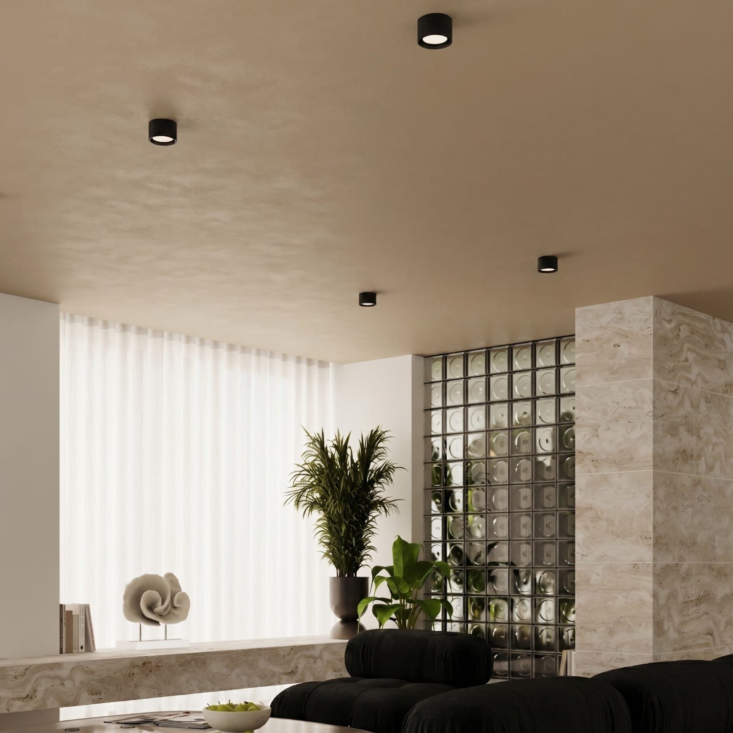 MODO 2 Black Ceiling Light Uncategorized Great Lighting UK Ltd