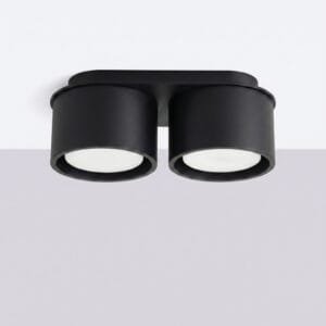 MODO 2 Black Ceiling Light Uncategorized Great Lighting UK Ltd