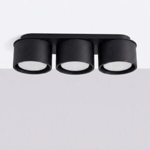 MODO 3 Black Ceiling Light Uncategorized Great Lighting UK Ltd
