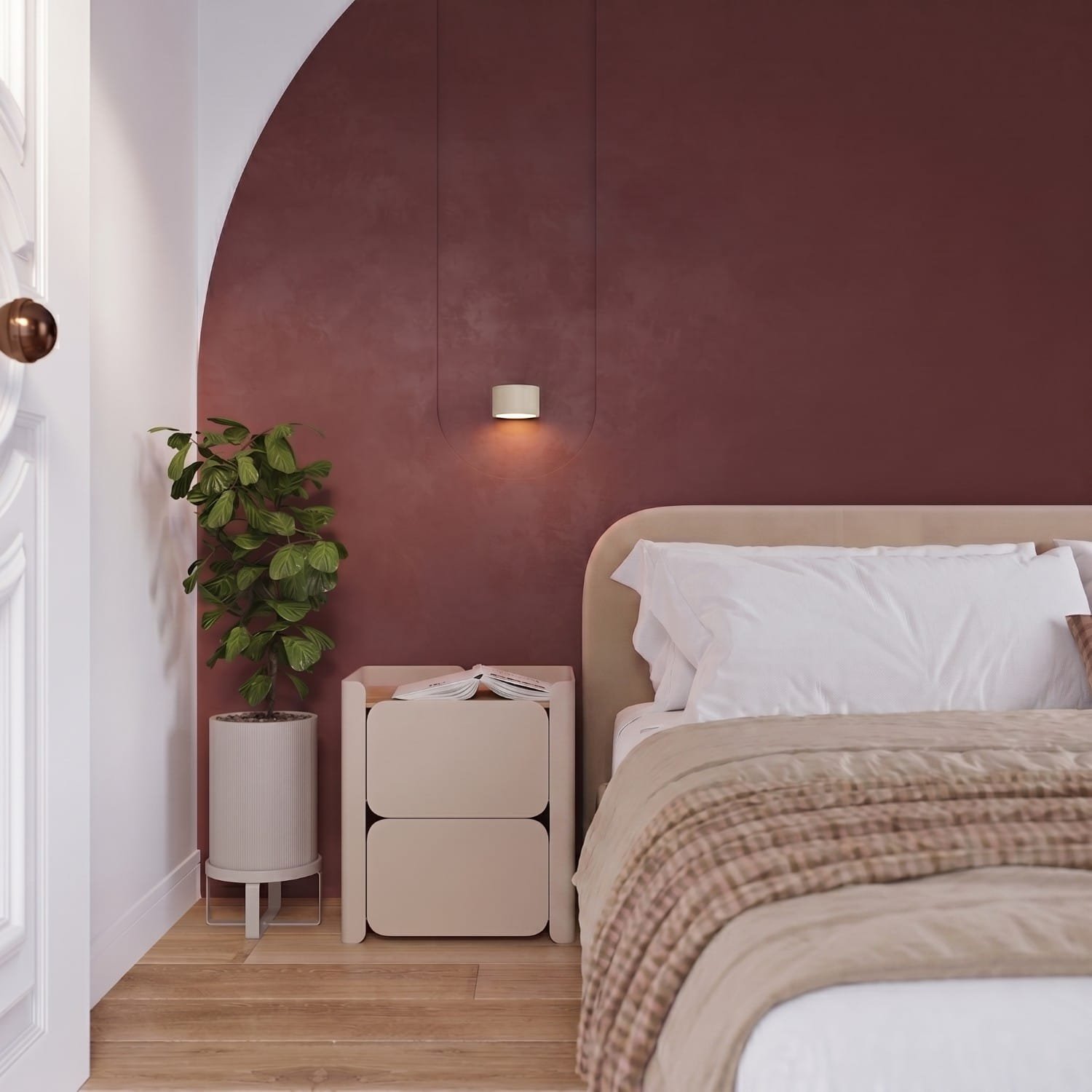 MODO 1 Beige Wall Light Uncategorized Great Lighting UK Ltd