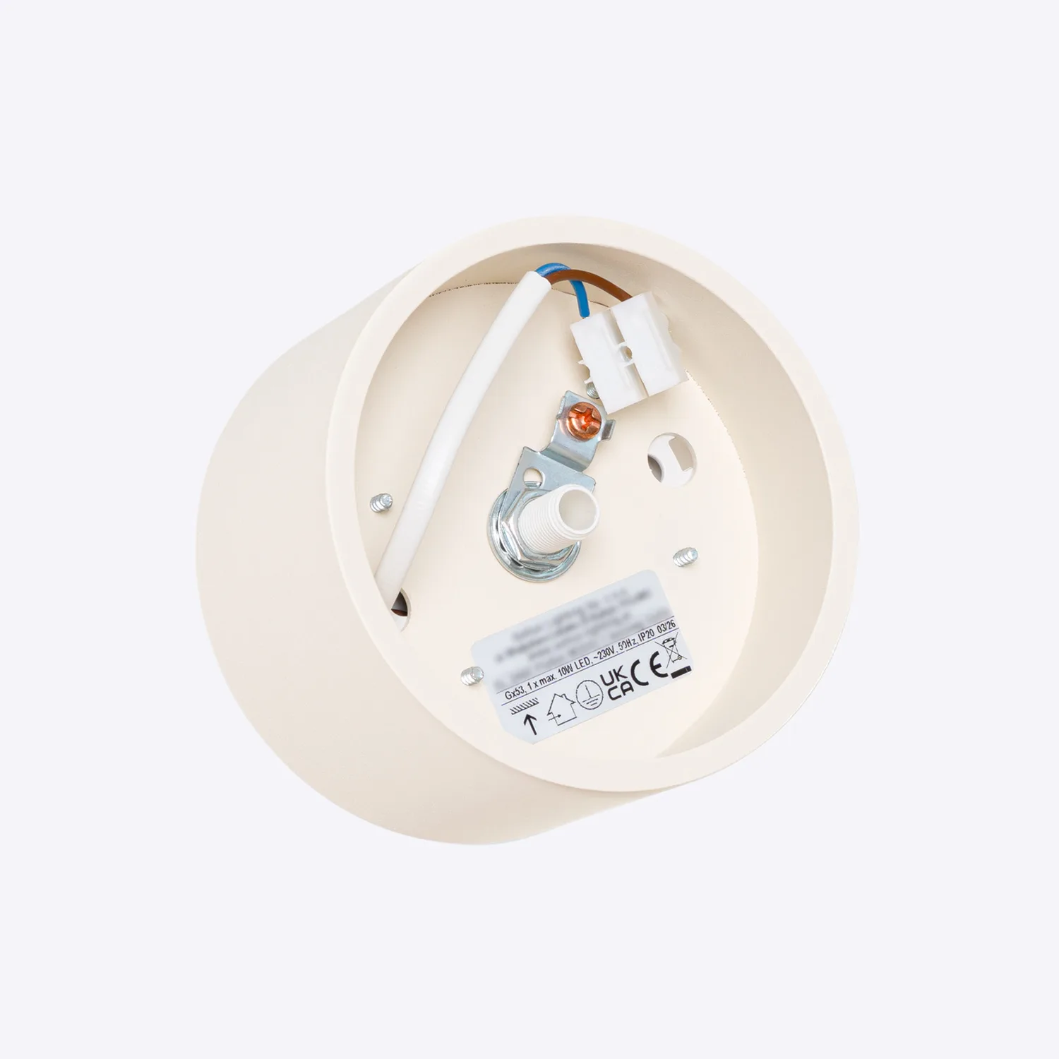 MODO 1 Beige Ceiling Light Single Kitchen Spotlights Great Lighting UK Ltd