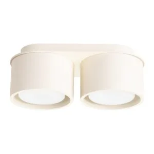 MODO 2 Beige Ceiling Light 2 Light Spotlight Great Lighting UK Ltd