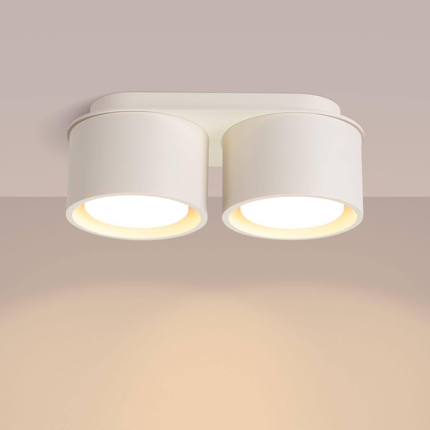 MODO 2 Beige Ceiling Light Uncategorized Great Lighting UK Ltd