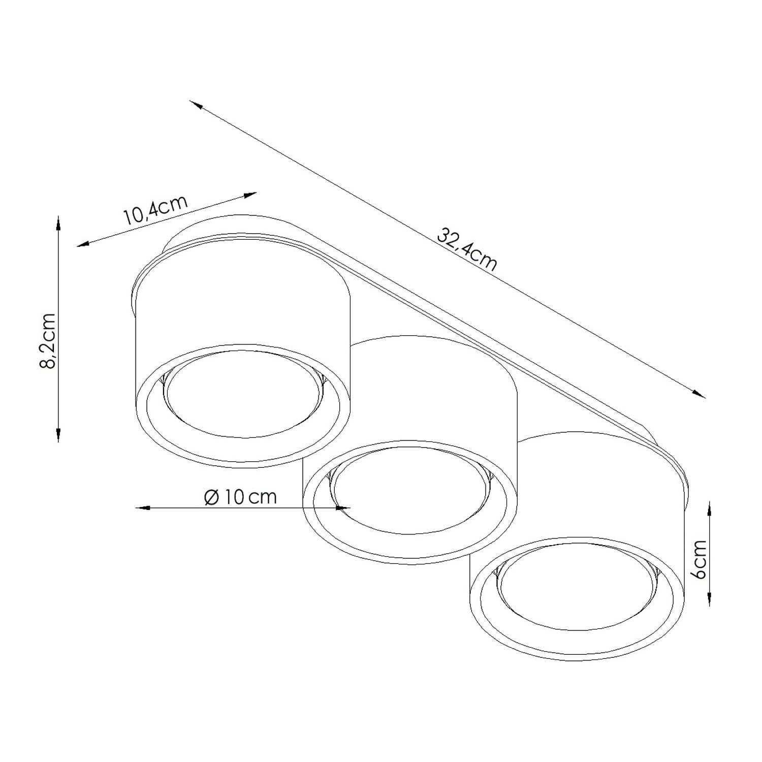 MODO 3 Beige Ceiling Light Uncategorized Great Lighting UK Ltd