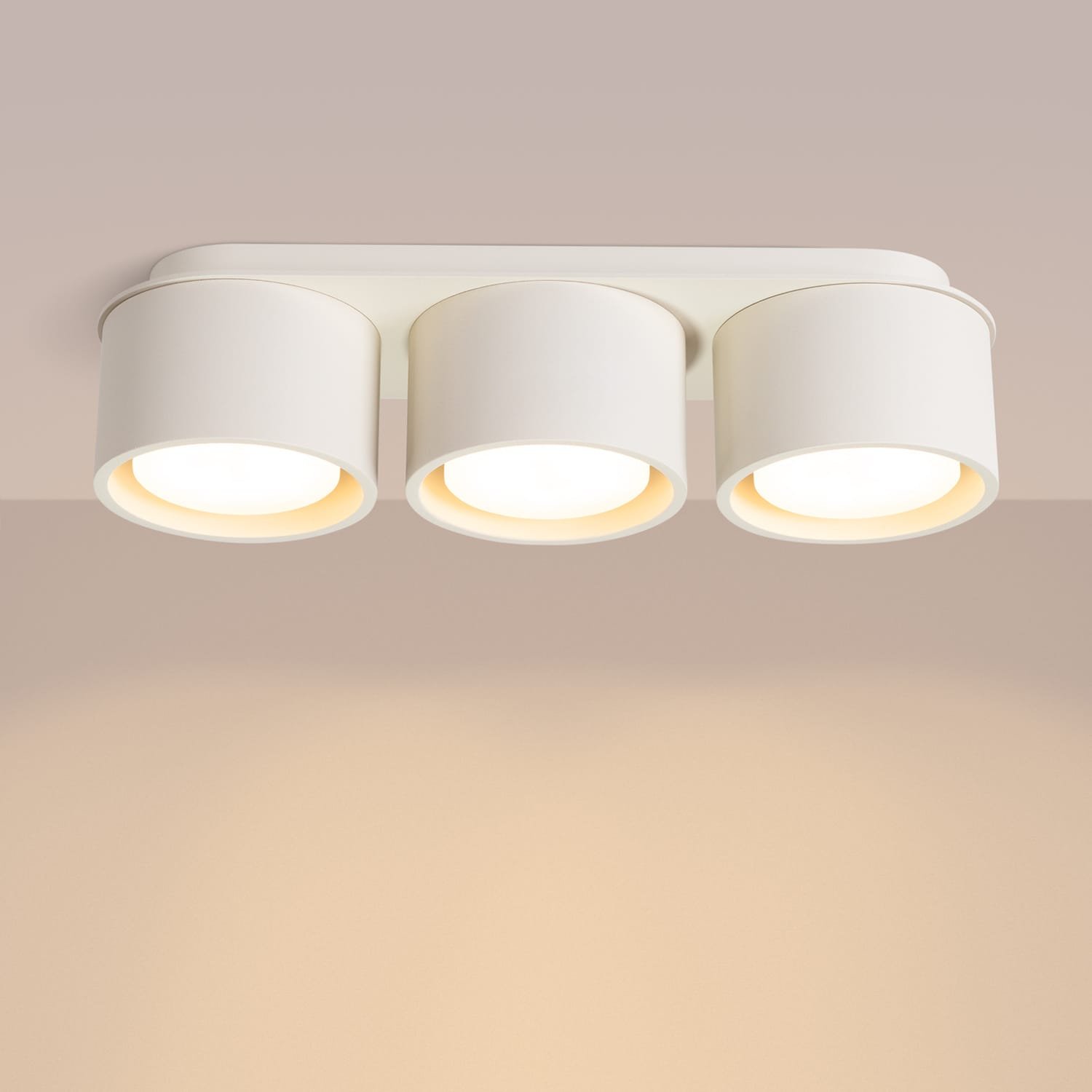 MODO 3 Beige Ceiling Light Uncategorized Great Lighting UK Ltd