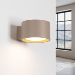 MODO 1 Taupe Wall Light Uncategorized Great Lighting UK Ltd