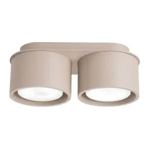 MODO 2 Taupe Ceiling Light 2 Light Spotlight Great Lighting UK Ltd