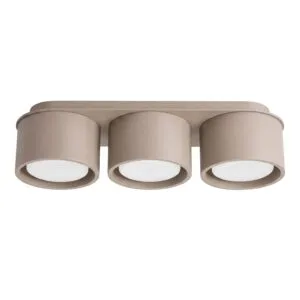 MODO 3 Taupe Ceiling Light 3 Light Spotlights Great Lighting UK Ltd