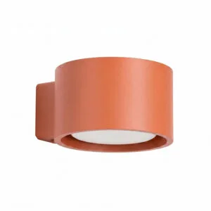 MODO 1 Red Ochre Wall Light Coloured Wall Lights Great Lighting UK Ltd