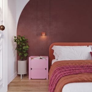 MODO 1 Red Ochre Wall Light Uncategorized Great Lighting UK Ltd