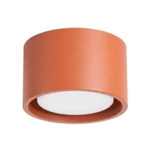 MODO 1 Red Ochre Ceiling Light Uncategorized Great Lighting UK Ltd