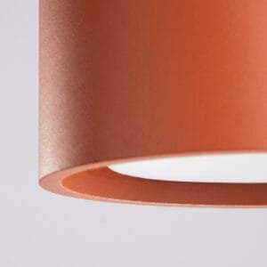 MODO 1 Red Ochre Ceiling Light Uncategorized Great Lighting UK Ltd