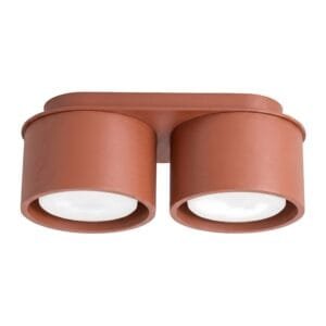 MODO 2 Red Ochre Ceiling Light Uncategorized Great Lighting UK Ltd