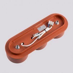 MODO 3 Red Ochre Ceiling Light Uncategorized Great Lighting UK Ltd