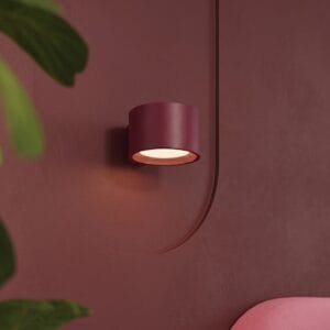 MODO 1 Burgundy Wall Light Uncategorized Great Lighting UK Ltd