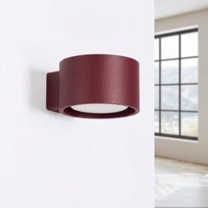 MODO 1 Burgundy Wall Light Uncategorized Great Lighting UK Ltd