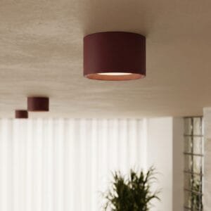MODO 1 Burgundy Ceiling Light Uncategorized Great Lighting UK Ltd