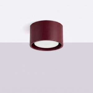 MODO 1 Burgundy Ceiling Light Uncategorized Great Lighting UK Ltd