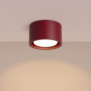 MODO 1 Burgundy Ceiling Light Uncategorized Great Lighting UK Ltd