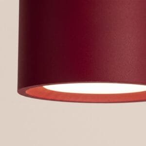 MODO 2 Burgundy Ceiling Light Uncategorized Great Lighting UK Ltd