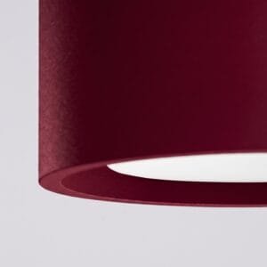 MODO 2 Burgundy Ceiling Light Uncategorized Great Lighting UK Ltd