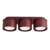 MODO 3 Burgundy Ceiling Light Uncategorized Great Lighting UK Ltd