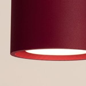 MODO 3 Burgundy Ceiling Light Uncategorized Great Lighting UK Ltd