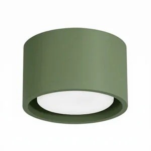 MODO 1 Olive Green Ceiling Light Single Kitchen Spotlights Great Lighting UK Ltd