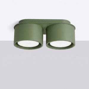 MODO 2 Olive Green Ceiling Light Uncategorized Great Lighting UK Ltd