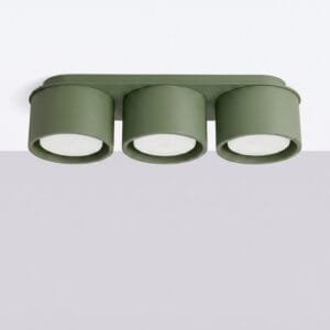 MODO 3 Olive Green Ceiling Light Uncategorized Great Lighting UK Ltd